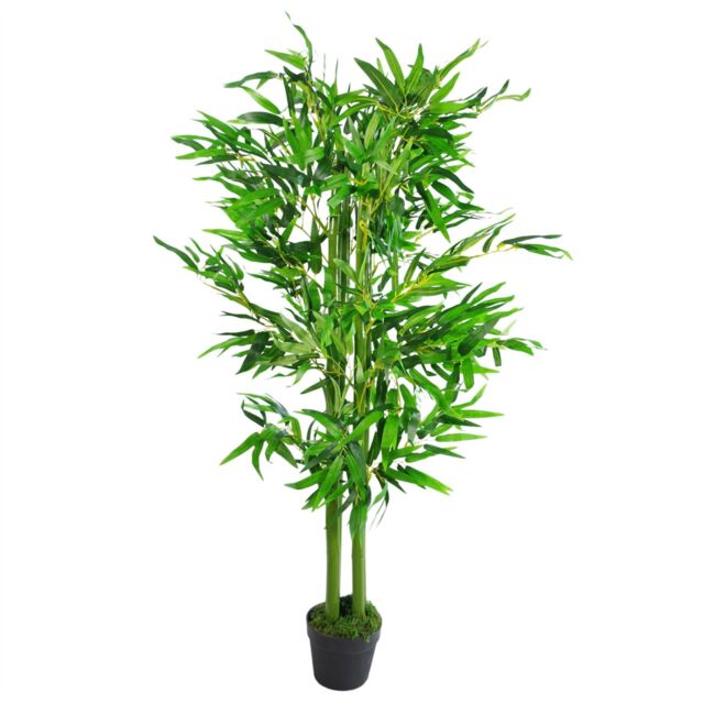 Leaf 120cm (4ft) Green Artificial Bamboo Plants Trees - XL - image 1