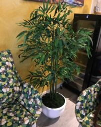 Leaf 120cm (4ft) Green Artificial Bamboo Plants Trees - XL - thumbnail 2