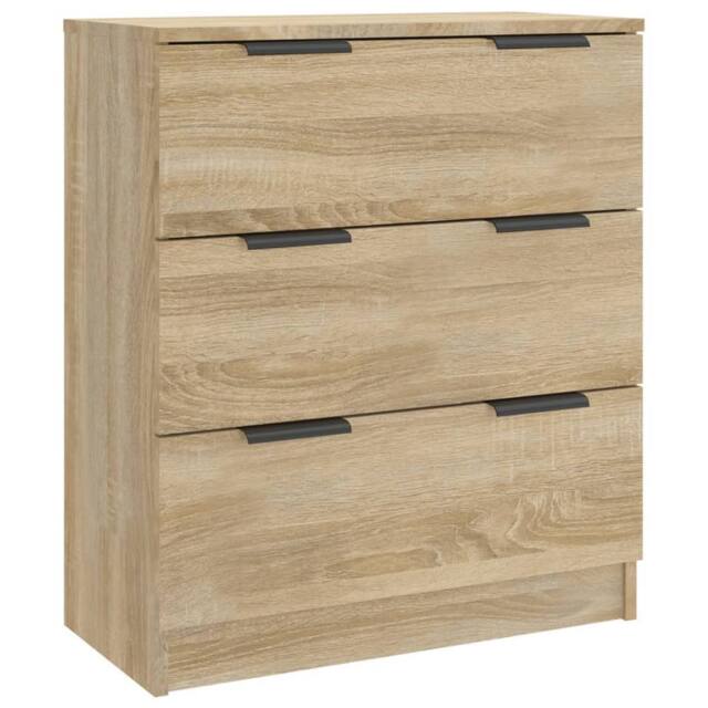Berkfield Home Sideboard Sonoma Oak 60x30x70 cm Engineered Wood in Brown - Size: 60 x 30 x 70 cm - image 1