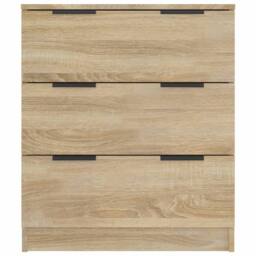 Berkfield Home Sideboard Sonoma Oak 60x30x70 cm Engineered Wood in Brown - Size: 60 x 30 x 70 cm - thumbnail 5