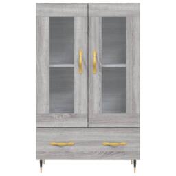 Berkfield Home Highboard Grey Sonoma 69.5x31x115 cm Engineered Wood - thumbnail 6