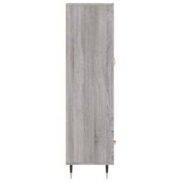 Berkfield Home Highboard Grey Sonoma 69.5x31x115 cm Engineered Wood - thumbnail 7