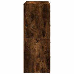 Berkfield Home Cabinets with 2 Drawers 2 pcs Smoked Oak 60x31x40 cm Engineered Wood in Brown - Size: 60 x 31 x 40 cm - thumbnail 6