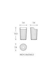 Cosmic Toothbrush Holder, Bathroom Tumbler, Brown Avenir Collection in Red - thumbnail 7