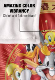 Warner Brothers Looney Tunes Year of The Rabbit Silky Touch Super Soft Throw Blanket in White - thumbnail 4