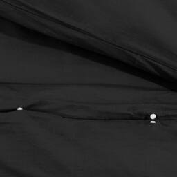 Berkfield Home Elegant Duvet Cover Set Black 200x200 cm Light-weight Microfiber - thumbnail 8