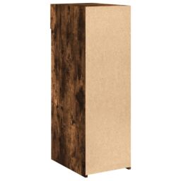 Berkfield Home Sideboard Smoked Oak 30x42.5x93 cm Engineered Wood in Brown - thumbnail 6