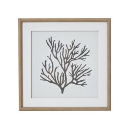 Hill Interiors Reef Coral Framed Print in Dark Brown - thumbnail 2