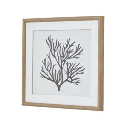 Hill Interiors Reef Coral Framed Print in Dark Brown - thumbnail 3