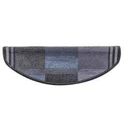Berkfield Home Stair Mats Self-adhesive 10 pcs 65x21x4 cm Black & Grey - Size: Medium - thumbnail 5