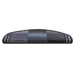 Berkfield Home Stair Mats Self-adhesive 10 pcs 65x21x4 cm Black & Grey - Size: Medium - thumbnail 4