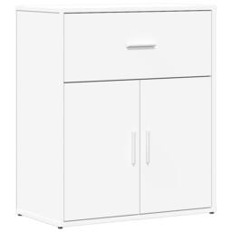 Berkfield Home Sideboards 2 pcs White 60x31x70 cm Engineered Wood - Size: 60 x 31 x 70 cm - thumbnail 4