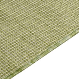Berkfield Home Outdoor Flatweave Rug 200x280 cm Green - Size: 100 cm diameter - thumbnail 4