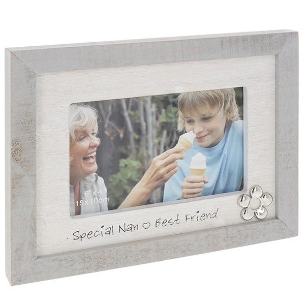 Joe Davies Women's Shudehill Rustic Sentiment Frame - Special Nan in Grey