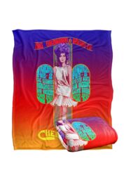 Big Brother & The Holding Company Cheetah Poster Silky Touch Super Soft Throw Blanket 152 X 127 cm in White - thumbnail 2
