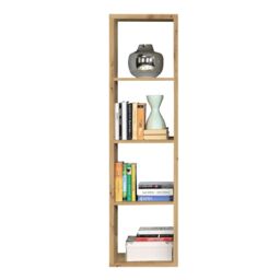 Furniture To Go Mauro 3 Shelves Storage Unit in in Brown - thumbnail 4