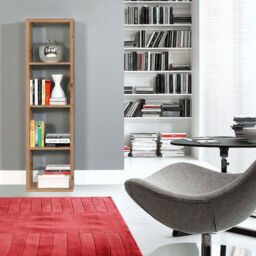 Furniture To Go Mauro 3 Shelves Storage Unit in in Brown - thumbnail 3