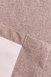 Enhanced Living 'Austin' Blush 100% Blackout, Thermal, Linen Look Pair of Eyelet Curtains in Pink - Size: 168 cm width x 183 cm drop - thumbnail 5