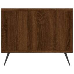 Berkfield Home Decorative Coffee Table Brown Oak 90x50x40 cm Engineered Wood - Size: 90 x 50 x 40 cm - thumbnail 7