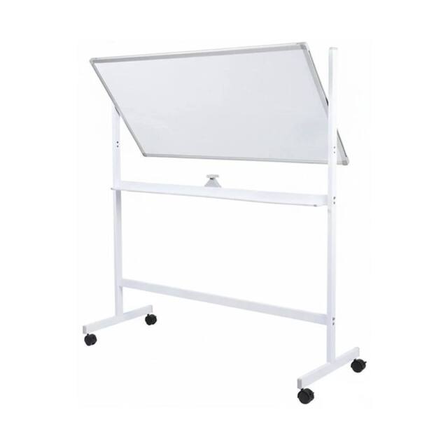 SPETLEK Rolling Double Sided Magnetic Whiteboard Flip Stand Home School in White - image 1