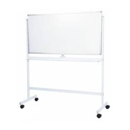 SPETLEK Rolling Double Sided Magnetic Whiteboard Flip Stand Home School in White - thumbnail 4