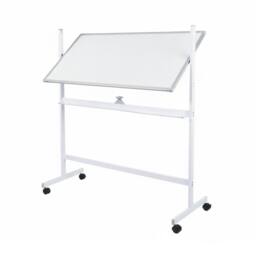 SPETLEK Rolling Double Sided Magnetic Whiteboard Flip Stand Home School in White - thumbnail 3