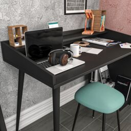 Decorotika Vanessa Study Desk in Black - thumbnail 3