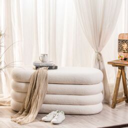 Nordlys Scandinavian Design Bench with Storage in White - thumbnail 6