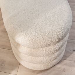 Nordlys Scandinavian Design Bench with Storage in White - thumbnail 4