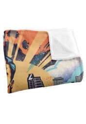 Warner Bros. Jappy Agoncillo Superman Silky Touch Super Soft Throw Blanket 152 X 127 cm in White - thumbnail 3