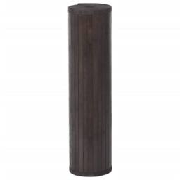 Berkfield Home Rug Rectangular Dark Brown60x1000 cm Bamboo in Brown - Size: Medium
