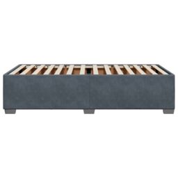 Berkfield Home Bed Frame without Mattress Dark Grey 90x190 cm Single Velvet - thumbnail 5
