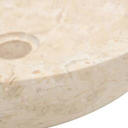 Berkfield Home Sink 40x12 cm Marble Cream - thumbnail 8