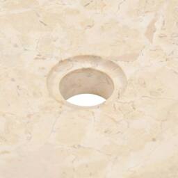 Berkfield Home Sink 40x12 cm Marble Cream - thumbnail 9