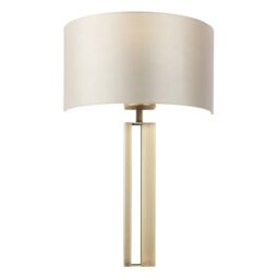 Netlighting 'MACERATA' Dimmable Stylish Contemporary Indoor Fabric Wall Lamp in Yellow - thumbnail 1
