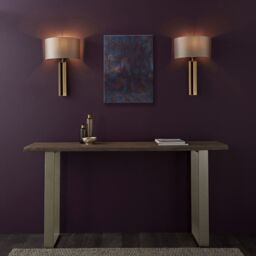 Netlighting 'MACERATA' Dimmable Stylish Contemporary Indoor Fabric Wall Lamp in Yellow - thumbnail 4