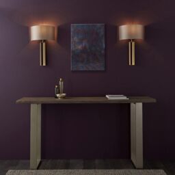 Netlighting 'MACERATA' Dimmable Stylish Contemporary Indoor Fabric Wall Lamp in Yellow - thumbnail 3