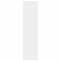 Berkfield Home Wardrobe White 80x50x200 cm Engineered Wood - Size: 80 x 50 x 200 cm - thumbnail 6