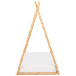 Wyld and Coco Kids House Bed Light Pine 3ft Single in Brown - thumbnail 3