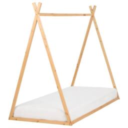 Wyld and Coco Kids House Bed Light Pine 3ft Single in Brown - thumbnail 2