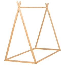Wyld and Coco Kids House Bed Light Pine 3ft Single in Brown - thumbnail 5