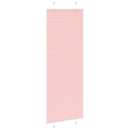 Berkfield Home Pleated Blind Pink 70x200 cm Fabric Width 69.4 cm Polyester - thumbnail 3