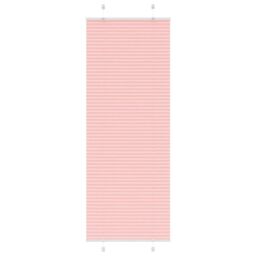 Berkfield Home Pleated Blind Pink 70x200 cm Fabric Width 69.4 cm Polyester - thumbnail 1