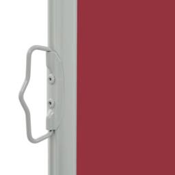 Berkfield Home Patio Retractable Side Awning 60x300 cm Red - thumbnail 5