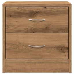 Berkfield Home Bedside Cabinets 2 pcs Artisian Oak 40x30x40 cm Engineered Wood in Brown - Size: 40 x 30 x 40 cm - thumbnail 4