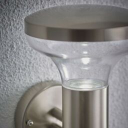 Loops IP44 Outdoor LED Lamp Stainless Steel Wall Light Modern Porch Vase Cool White - thumbnail 5