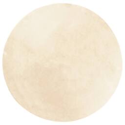 Berkfield Home Rug HUARTE Short Pile Soft & Washable Cream √ò 100 cm - Size: Medium - thumbnail 1