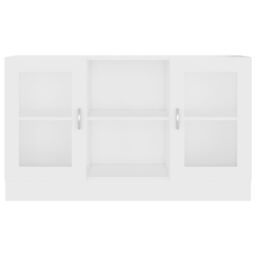 Berkfield Home Vitrine Cabinet White 120x30.5x70 cm Engineered Wood - thumbnail 6