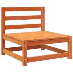 Berkfield Home Garden Sofas Armless 3 pcs Wax Brown 70x70x67 cm Solid Wood Pine - Size: 70 x 70 x 67 cm - thumbnail 4