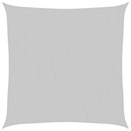 Berkfield Home Sun Shade Sail Light Grey 5x5 m 100% Polyester Oxford - thumbnail 2